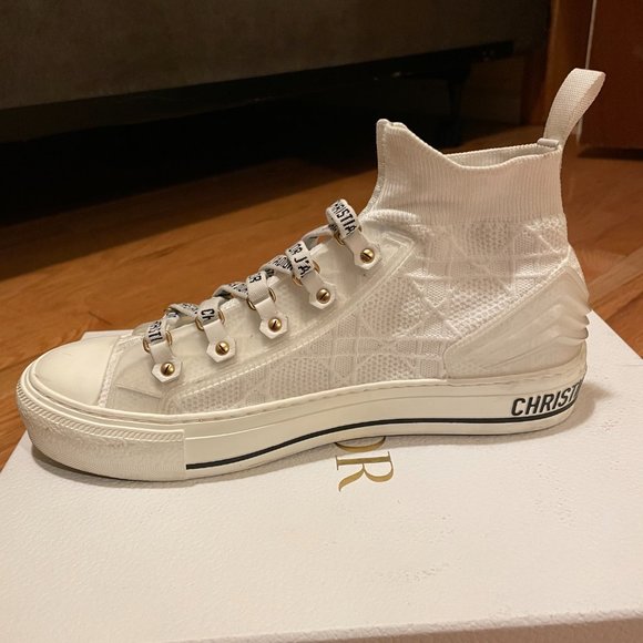 WALK'N'DIOR SNEAKER White Cannage Technical Mesh - Picture 4 of 8